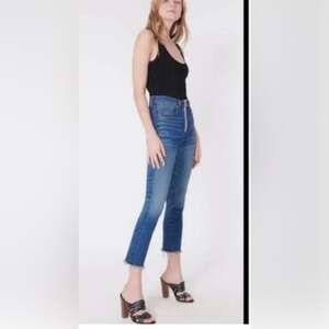 Veronica Beard Carly Kick Flare High Rise Jean